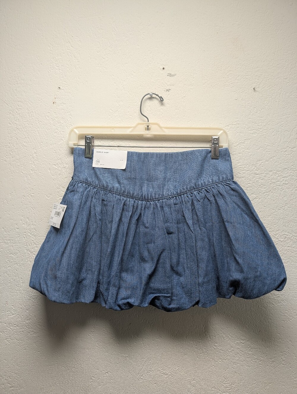 NWT American Eagle Womens Size 000 26" Denim Side Button Bubble Skort Mini - Picture 8 of 15